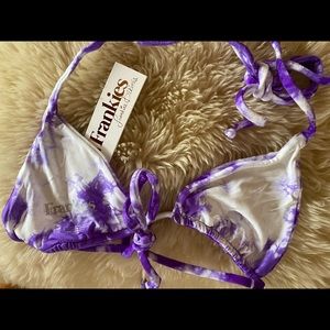 Frankies bikini tie dye Nicola top NWT XS